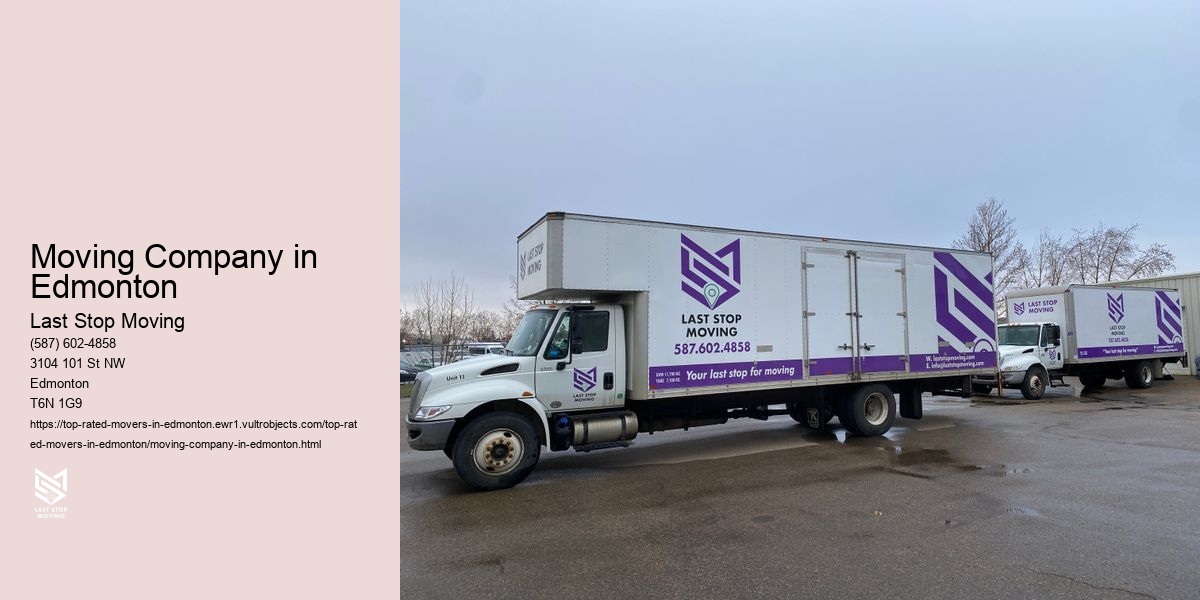 Moving Company in Edmonton